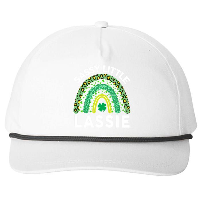 Irish St Patrick Day Sassy Little Lassie Teen Girl Wo Snapback Five-Panel Rope Hat