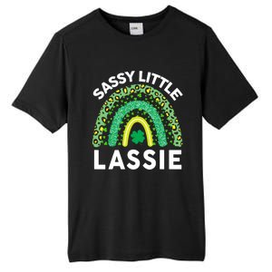 Irish St Patrick Day Sassy Little Lassie Teen Girl Wo Tall Fusion ChromaSoft Performance T-Shirt