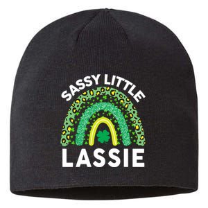 Irish St Patrick Day Sassy Little Lassie Teen Girl Wo Sustainable Beanie