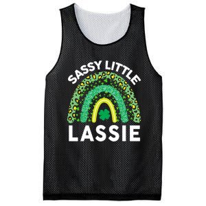 Irish St Patrick Day Sassy Little Lassie Teen Girl Wo Mesh Reversible Basketball Jersey Tank