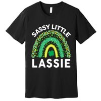 Irish St Patrick Day Sassy Little Lassie Teen Girl Wo Premium T-Shirt