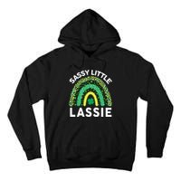 Irish St Patrick Day Sassy Little Lassie Teen Girl Wo Tall Hoodie