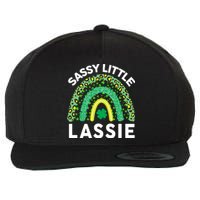 Irish St Patrick Day Sassy Little Lassie Teen Girl Wo Wool Snapback Cap