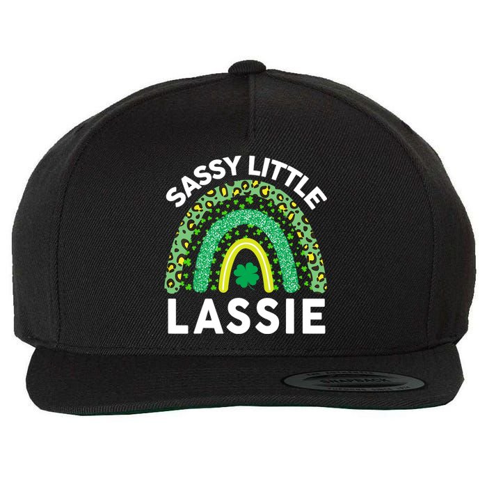 Irish St Patrick Day Sassy Little Lassie Teen Girl Wo Wool Snapback Cap