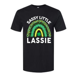 Irish St Patrick Day Sassy Little Lassie Teen Girl Wo Softstyle CVC T-Shirt