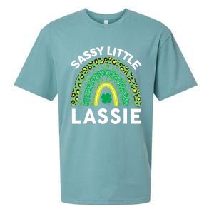 Irish St Patrick Day Sassy Little Lassie Teen Girl Wo Sueded Cloud Jersey T-Shirt