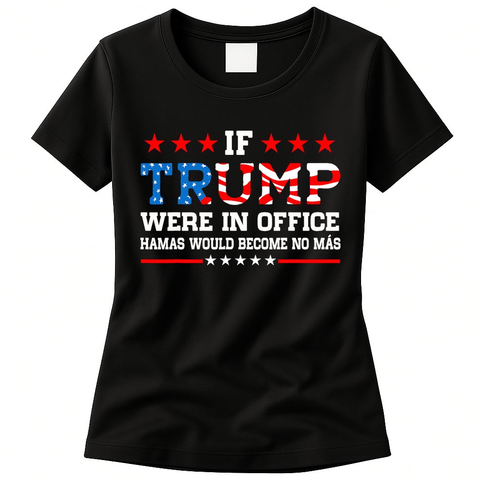 Israel Strong Pray For Israel Pro Trump 2024 Womens T-Shirt