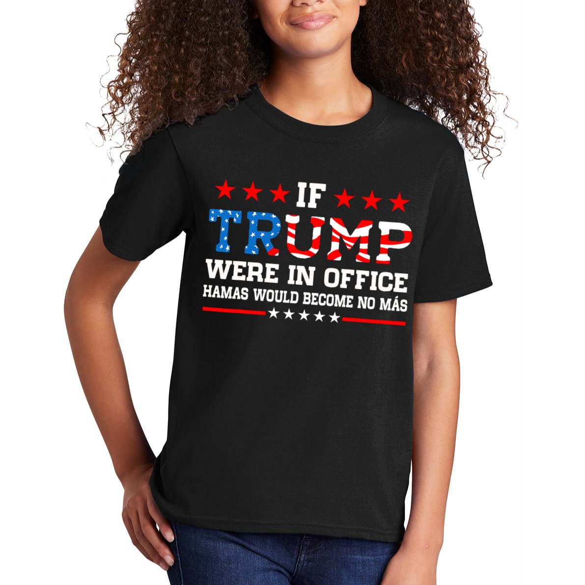 Israel Strong Pray For Israel Pro Trump 2024 Kids T-Shirt