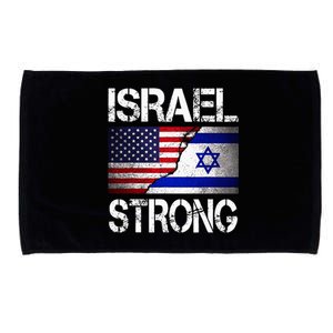 Israel Strong Pray For Israel US Israel Flag Microfiber Hand Towel