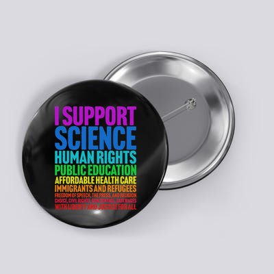 I Support Progressive Liberal Democratic Causes Button