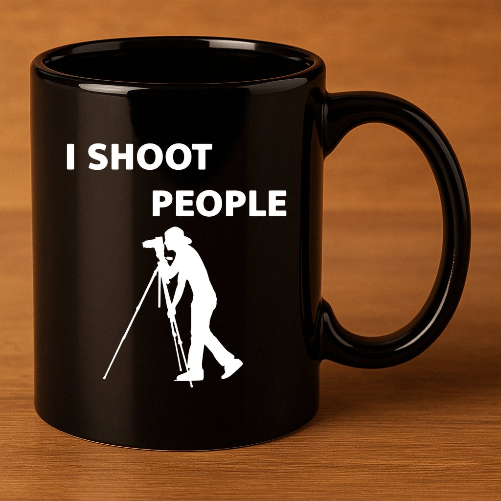 I Shoot People 11oz C Handle Ceramic Mug