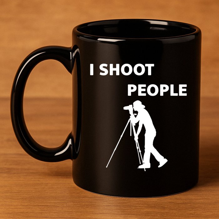 I Shoot People 11oz C Handle Ceramic Mug
