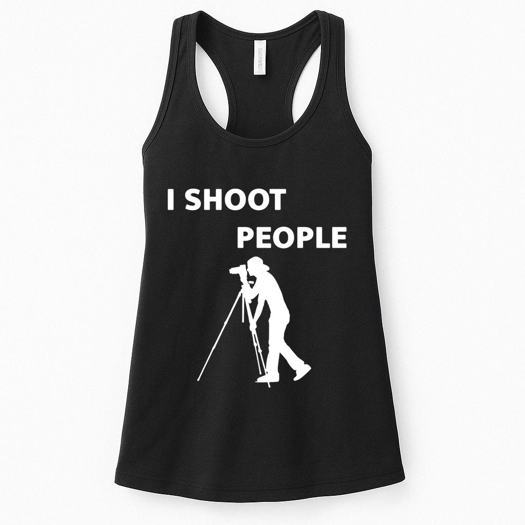 I Shoot People Womens Tank Top