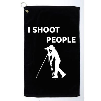 I Shoot People Golf Towel