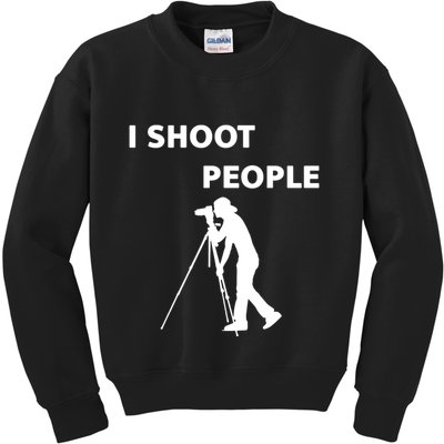 I Shoot People Kids Sweatshirt