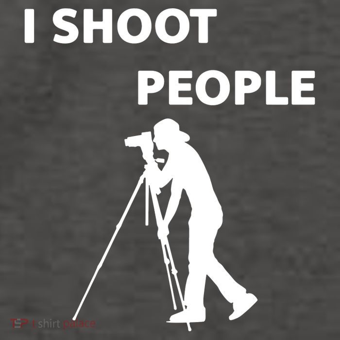 I Shoot People Vector Backpack