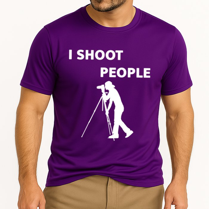 I Shoot People Cooling Performance Crew T-Shirt