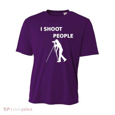 I Shoot People Youth Performance Sprint T-Shirt