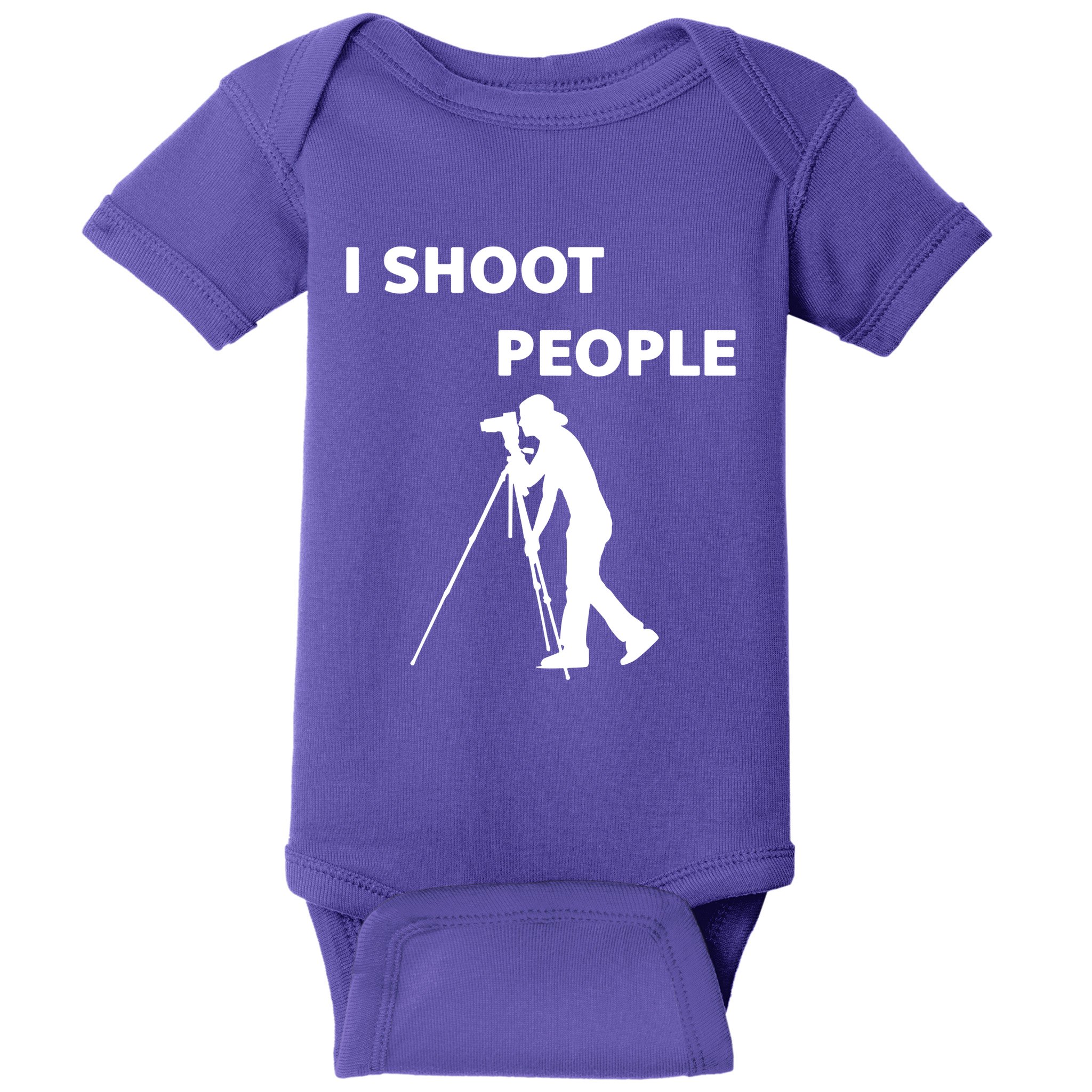 I Shoot People Baby Bodysuit