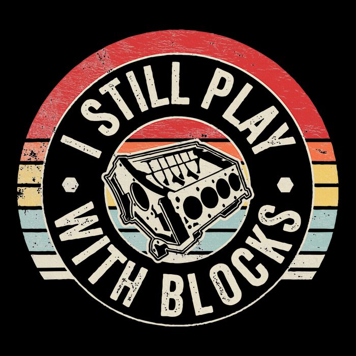 I Still Play With Blocks Racing Maintenance 16 in Basic Backpack