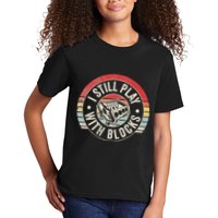 I Still Play With Blocks Racing Maintenance Kids T-Shirt
