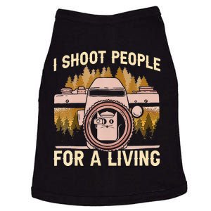 I Shoot People For A Living Photography Cat Photographer Doggie Tank