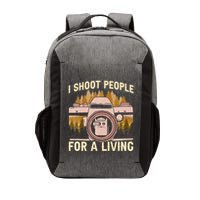 I Shoot People For A Living Photography Cat Photographer Vector Backpack