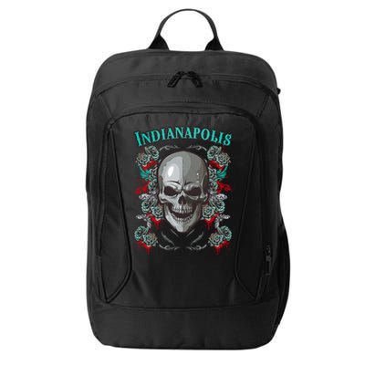 Indianapolis Skull Pirate Skeleton For Bikers Gift City Backpack