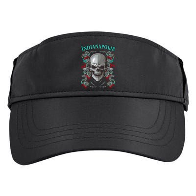 Indianapolis Skull Pirate Skeleton For Bikers Gift Adult Drive Performance Visor