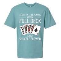 I'M Still Playing With A Full Deck 90th Birthday Sueded Cloud Jersey T-Shirt