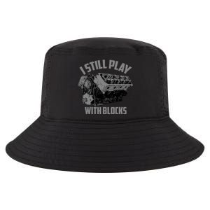 I Still Play With Blocks Racing | Maintenance Man Gift Cool Comfort Performance Bucket Hat