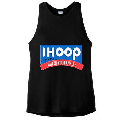 Ihoop So Please Watch Your Ankles Funny Basketball Ladies PosiCharge Tri-Blend Wicking Tank