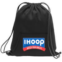 Ihoop So Please Watch Your Ankles Funny Basketball Sweatshirt Cinch Pack Bag