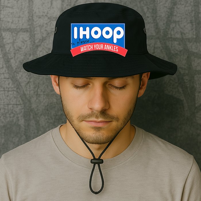 Ihoop So Please Watch Your Ankles Funny Basketball Bucket Hat