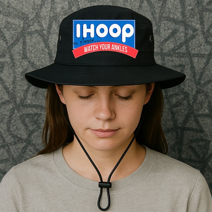 Ihoop So Please Watch Your Ankles Funny Basketball Bucket Hat
