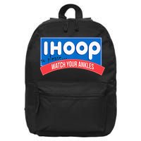 Ihoop So Please Watch Your Ankles Funny Basketball 16 in Basic Backpack