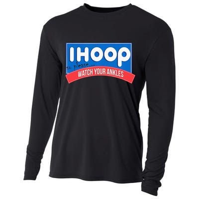 Ihoop So Please Watch Your Ankles Funny Basketball Cooling Performance Long Sleeve Crew