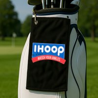 Ihoop So Please Watch Your Ankles Funny Basketball Golf Towel