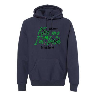 Italian Saint Patrick's Day Lucky Irish St Pattys Party Premium Hoodie