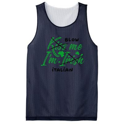 Italian Saint Patrick's Day Lucky Irish St Pattys Party Mesh Reversible Basketball Jersey Tank