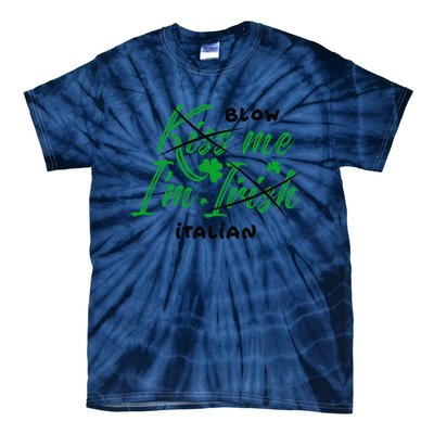 Italian Saint Patrick's Day Lucky Irish St Pattys Party Tie-Dye T-Shirt