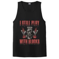 I Still Play With Blocks Car Mechanic Motor Engine Meaningful Gift PosiCharge Competitor Tank