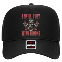I Still Play With Blocks Car Mechanic Motor Engine Meaningful Gift Hat