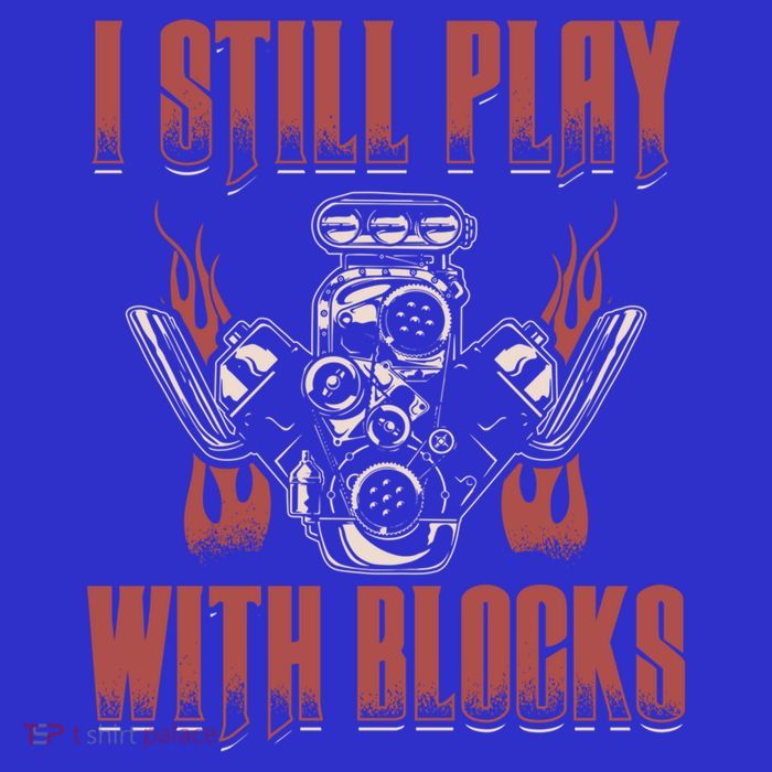 I Still Play With Blocks Car Mechanic Motor Engine Meaningful Gift Sustainable Knit Beanie