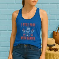 I Still Play With Blocks Car Mechanic Motor Engine Meaningful Gift Womens Tank Top
