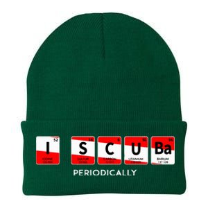 I Scuba Periodically Element Design With Number And Weight Knit Cap Winter Beanie