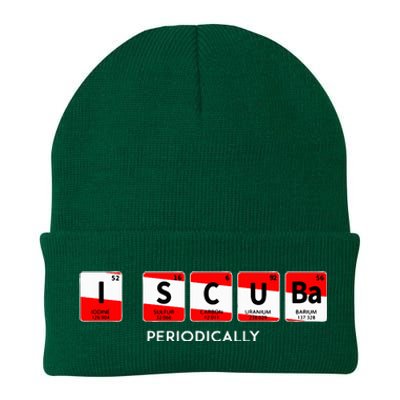 I Scuba Periodically Element Design With Number And Weight Knit Cap Winter Beanie