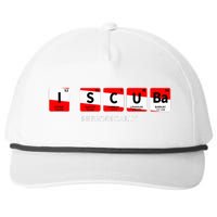 I Scuba Periodically Element Design With Number And Weight Snapback Five-Panel Rope Hat