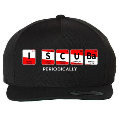 I Scuba Periodically Element Design With Number And Weight Wool Snapback Cap