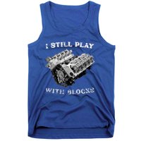 I Still Play With Blocks Racing Maintenance Vintage Tank Top